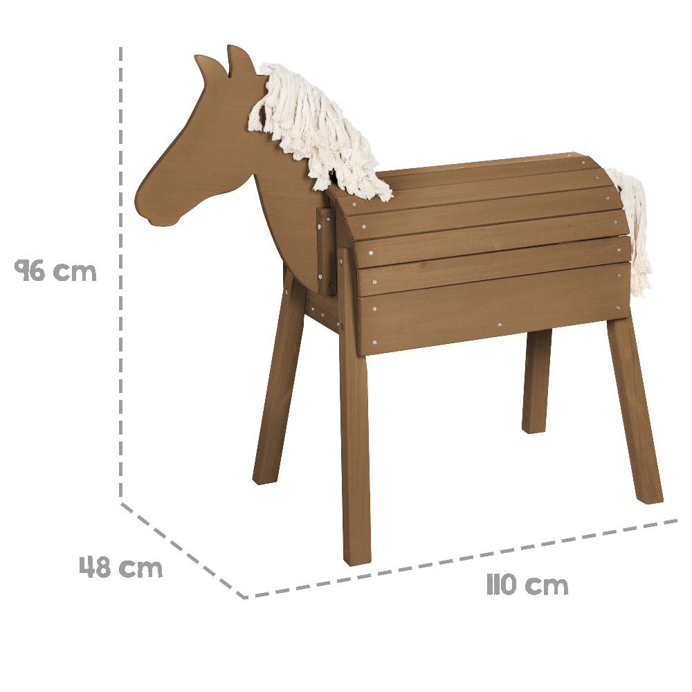 babymarkt Holzpferd Outdoor teakholz Tiefpreis