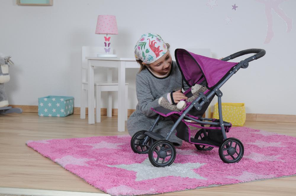 babymarkt Puppenbuggy Liba - tec purple Letzter Tag