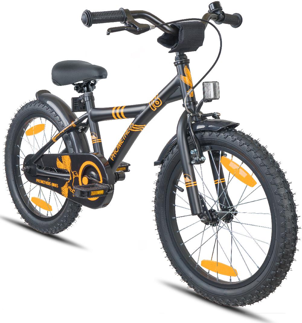 babymarkt Kinderfahrrad 18" schwarz matt-orange Bis zu 60% Rabatt