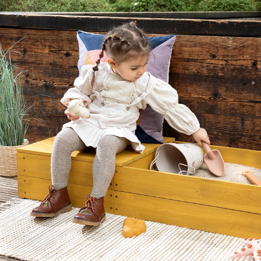 babymarkt Sandkasten Space Saver ocker Sonderangebot der Fabrik