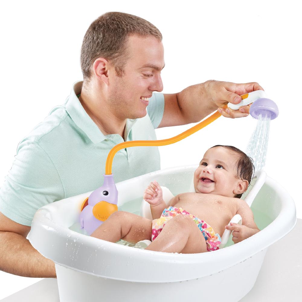 babymarkt Babydusche Elefant lila Günstiger Verkauf