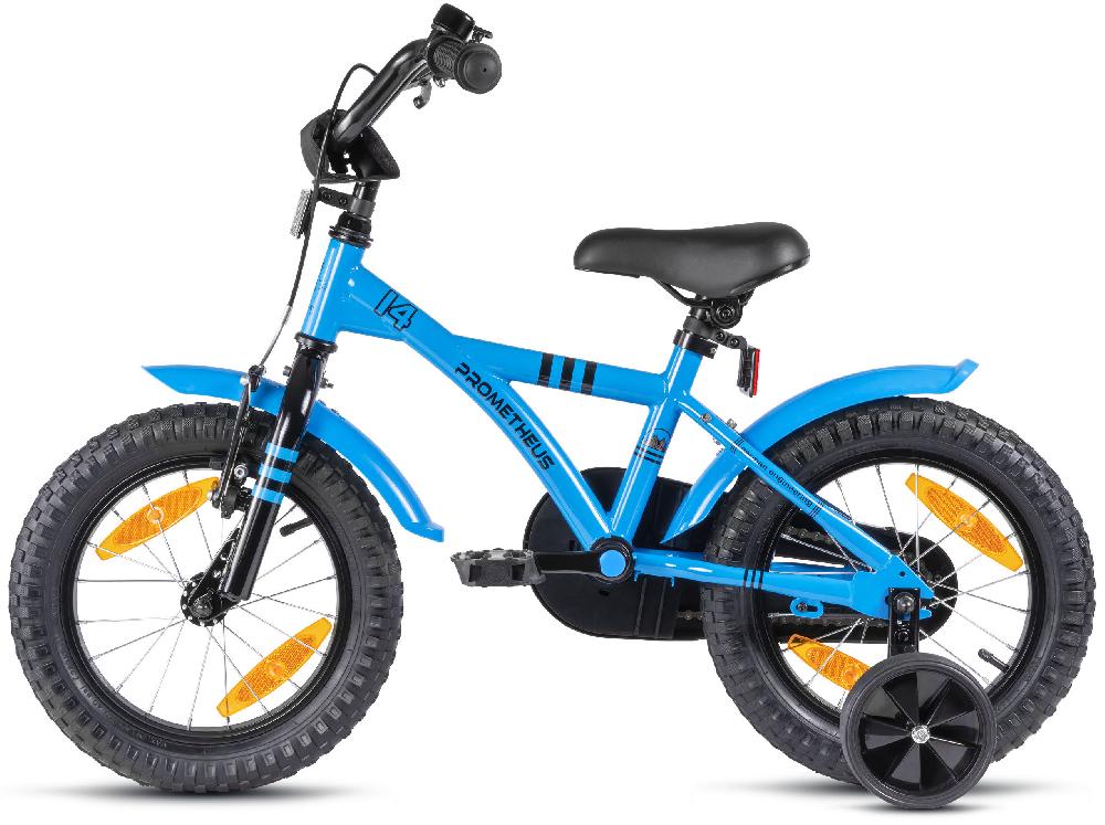 babymarkt Kinderfahrrad 14" mit Stützräder blau-schwarz Fabrikverkauf