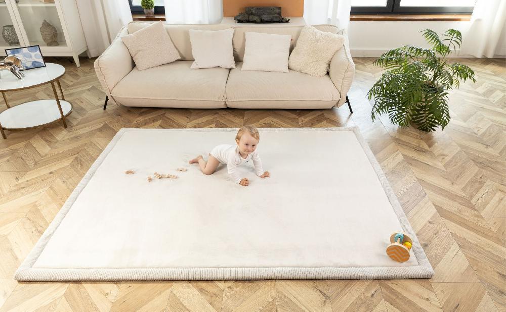 babymarkt Samtmatte-Spielmatte für Baby 200 x 150 cm Grau Blitzverkäufe