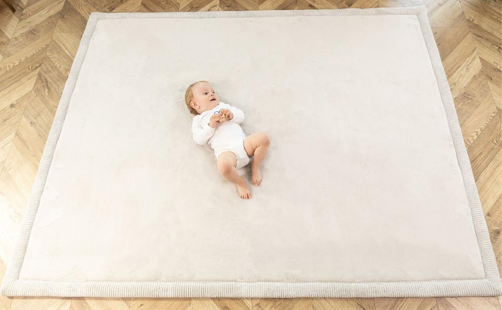 babymarkt Samtmatte-Spielmatte für Baby 200 x 150 cm Grau Blitzverkäufe