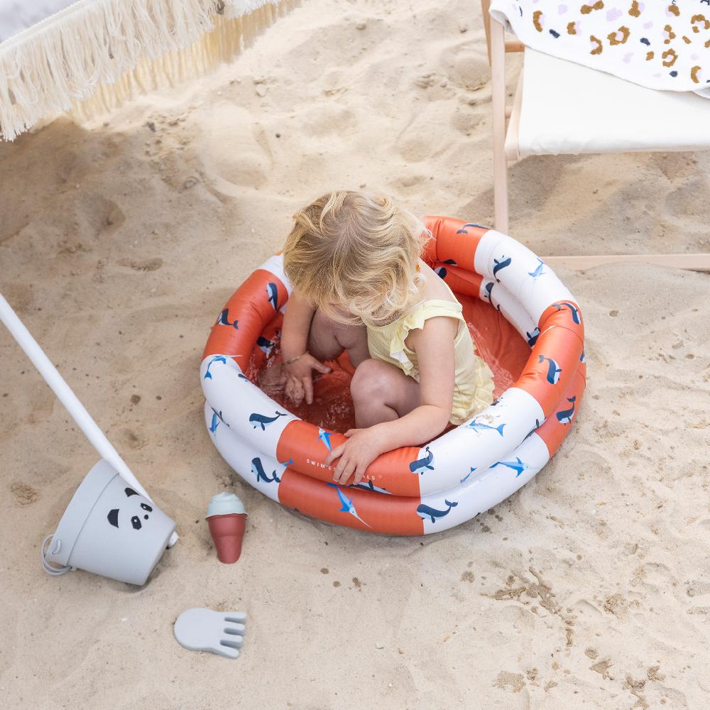 babymarkt Aufblasbarer Pool Red-White Whale 60 cm Saisonschlussverkauf