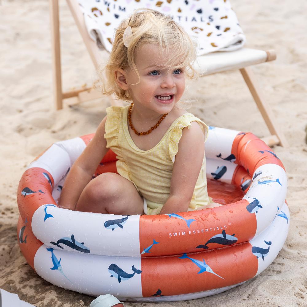 babymarkt Aufblasbarer Pool Red-White Whale 60 cm Saisonschlussverkauf