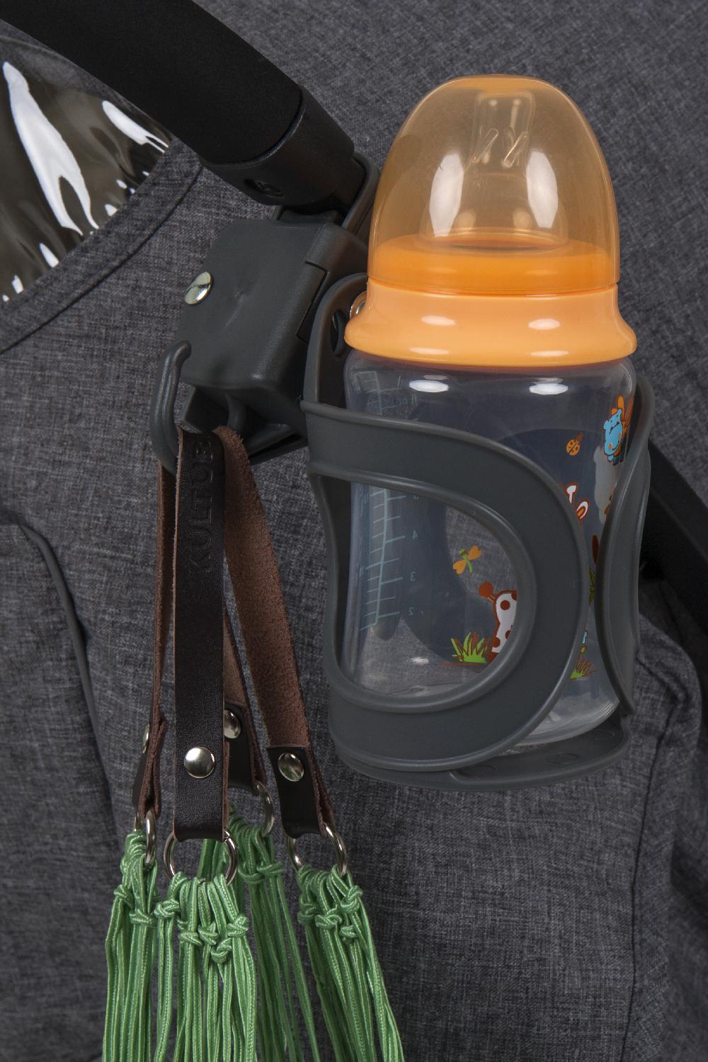 babymarkt Flaschenhalter mit Taschenhalter grau Lagerräumung