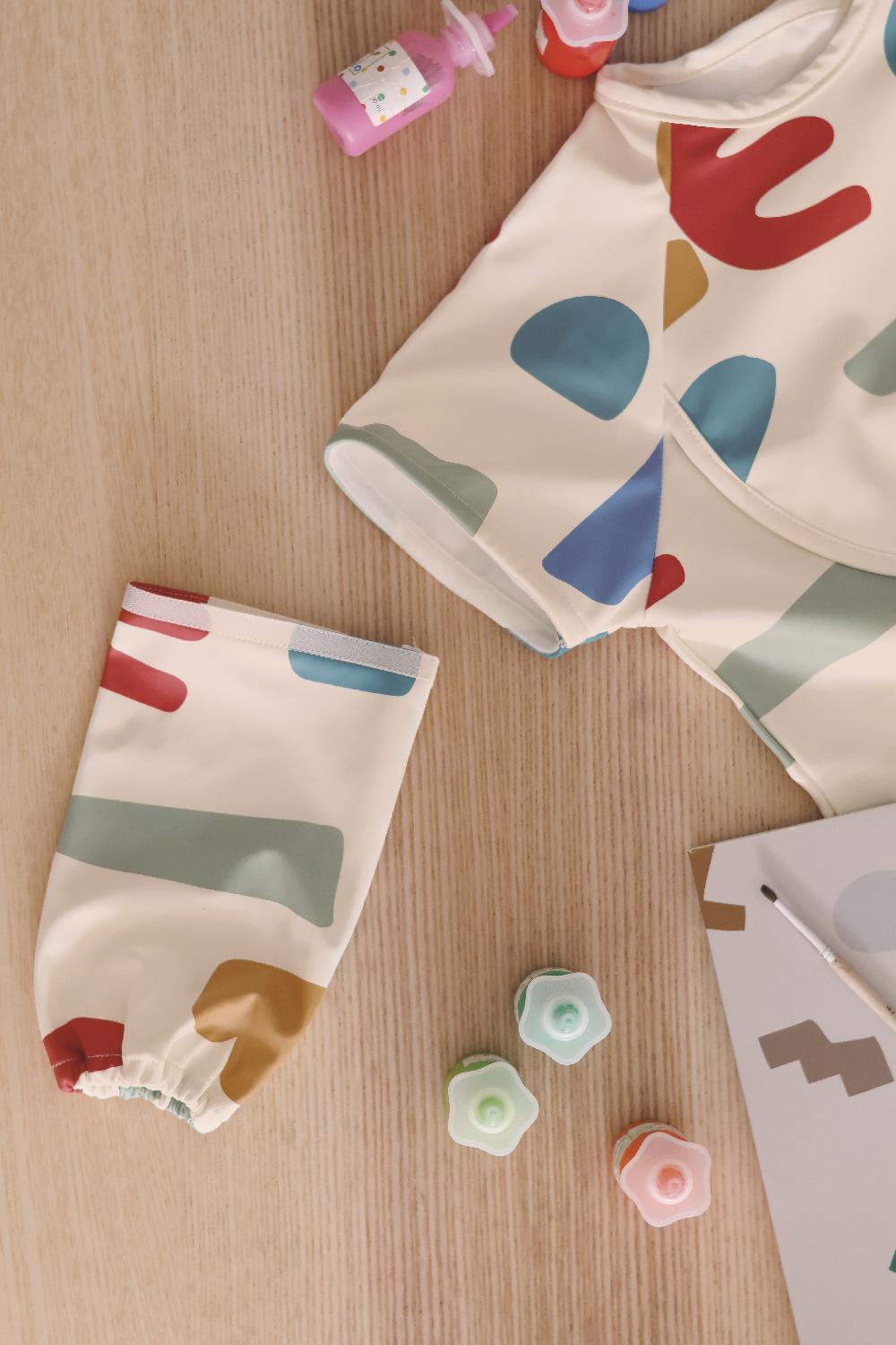 babymarkt Lätzchen 2-in1 mit abnehmbaren Ärmeln Letzte 3 Tage