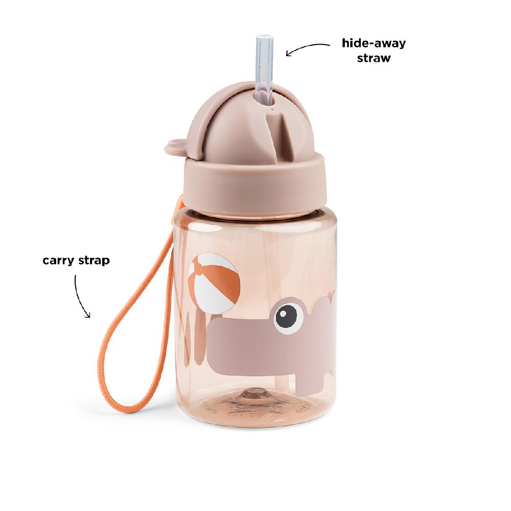 babymarkt Trinkflasche mit Strohhalm Playground rosa Bis zu 55% Rabatt