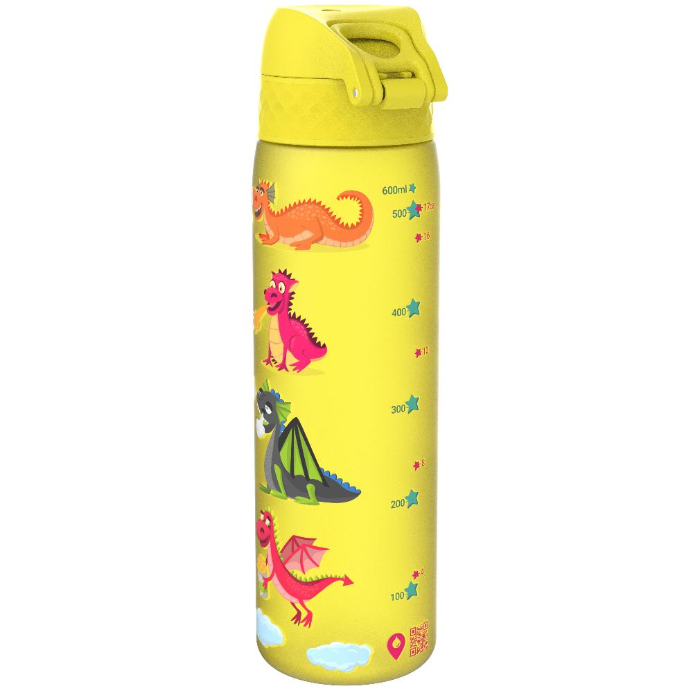 babymarkt Trinkflasche auslaufsicher 500 ml Drachen / gelb Kostenloser Versand international