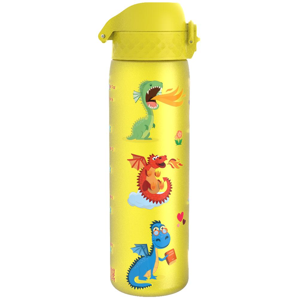 babymarkt Trinkflasche auslaufsicher 500 ml Drachen / gelb Kostenloser Versand international