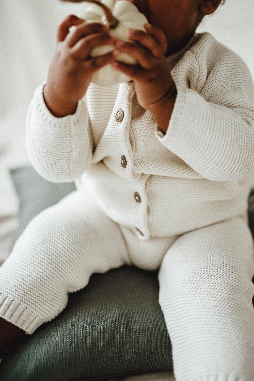 babymarkt Strickoverall strikka Grobstrick creme Tägliche Deals