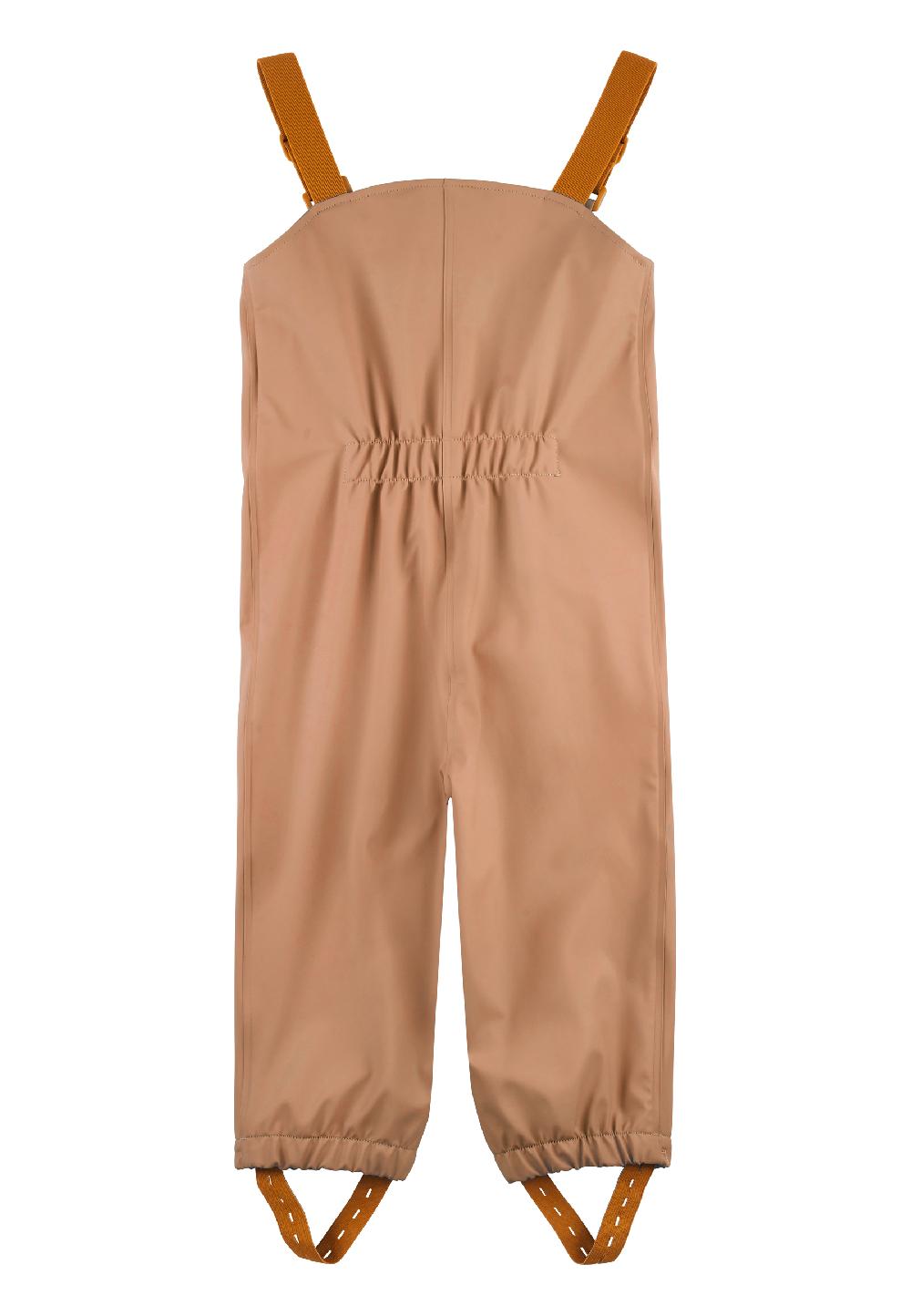 babymarkt Regenhose ungefüttert Uni lehmbraun Sonderangebot der Fabrik