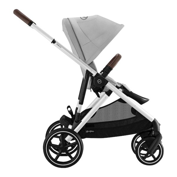 babywalz Cybex - GOLDKinderwagen Gazelle S silver / lava grey Letzte 3 Tage
