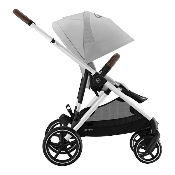 babywalz Cybex - GOLDKinderwagen Gazelle S silver / lava grey Letzte 3 Tage
