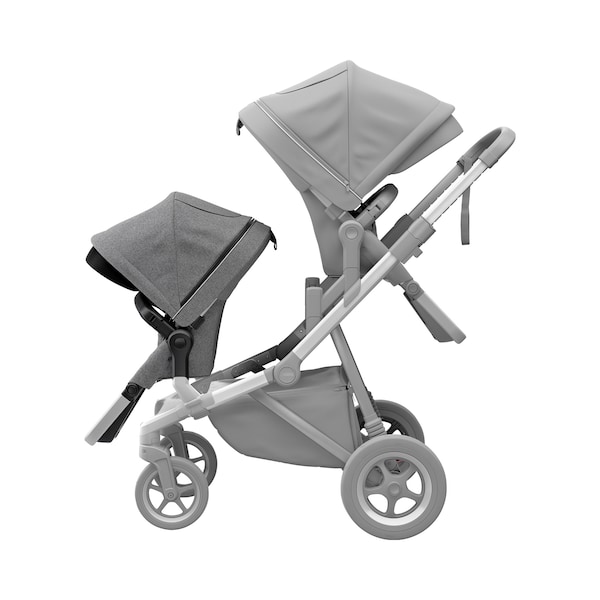 babywalz ThuleGeschwistersitz für Sleek grey melange JETZT KAUFEN