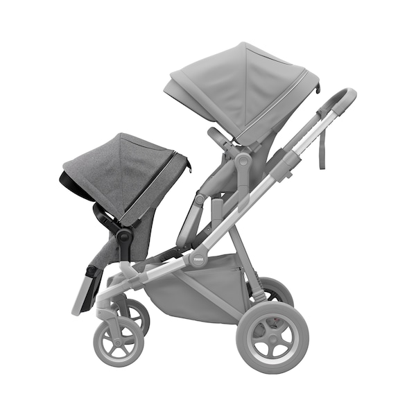babywalz ThuleGeschwistersitz für Sleek grey melange JETZT KAUFEN