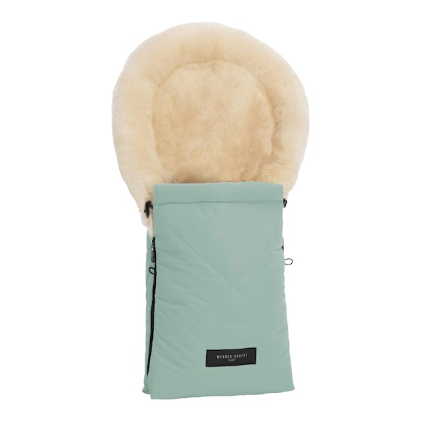 babywalz Werner Christ BabyWinterfußsack Lammfell Oslo für Babyschalen sage
