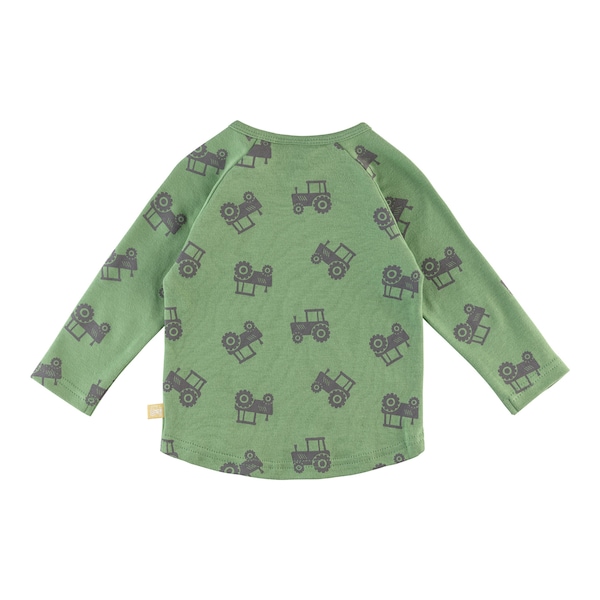 babywalz Bornino - Farm LifeRaglanshirt langarm Traktor grün/grau Online
