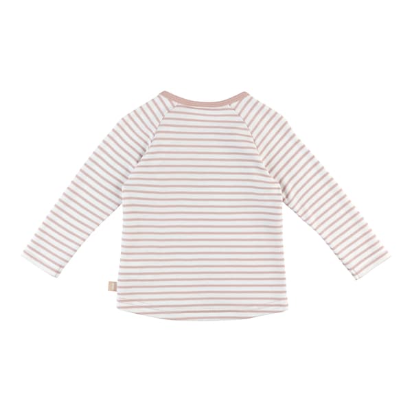 babywalz Bornino - Farm LifeRaglanshirt langarm Ringel Auto rosa/offwhite Outlet