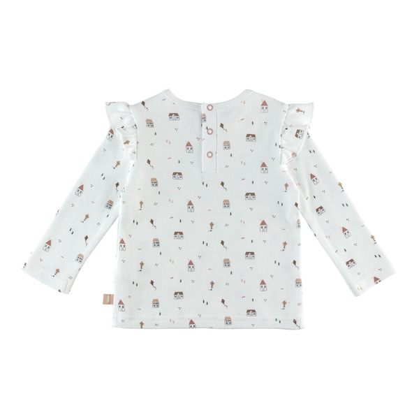 babywalz Bornino - Farm LifeShirt langarm Farm Life Volant offwhite/bunt im Angebot