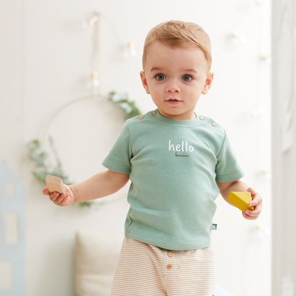 babywalz Bornino - Tiny HousesT-Shirt Hello Meist gekauft