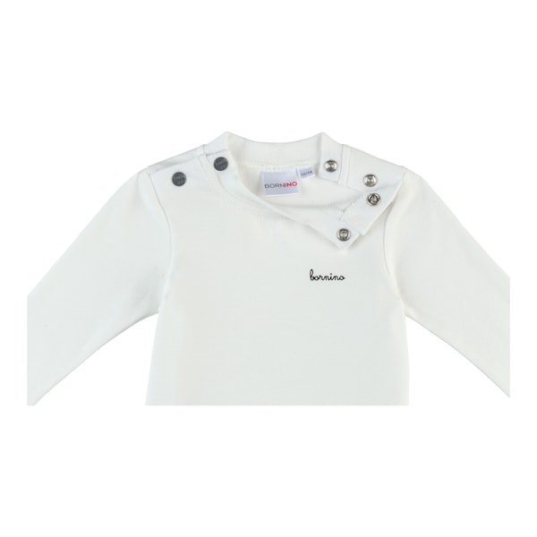 babywalz Bornino - Farm LifeStrampler-Set 2-tlg. mit Shirt Traktor grün/offwhite Günstig kaufen