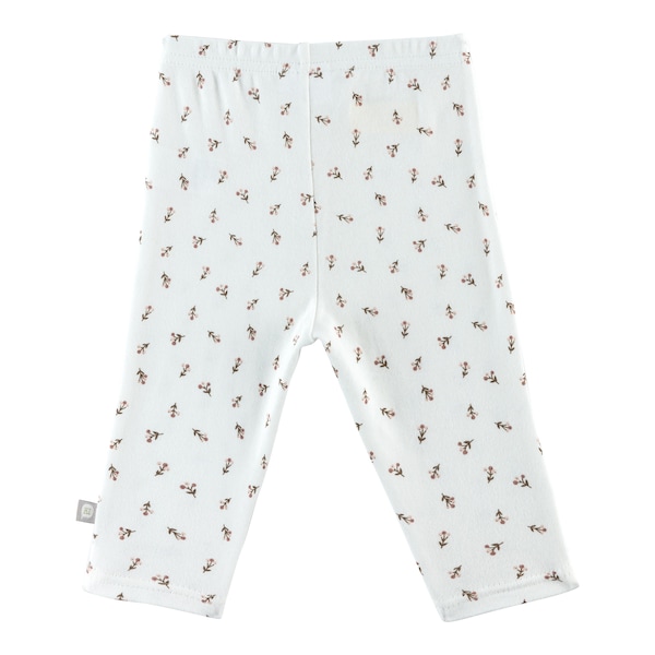 babywalz Bornino - Cute FoxLeggings Blumen offwhite Flash Sale