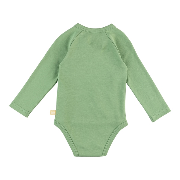 babywalz Bornino - Farm Life2er-Pack Wickelbodys langarm Traktor blau/grün/offwhite Begrenztes Angebot