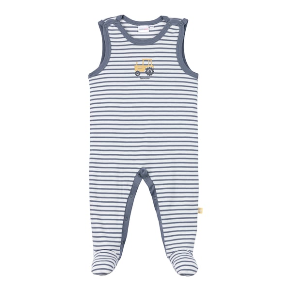 babywalz Bornino - Farm LifeStrampler-Set 2-tlg. mit Body Traktor blau/offwhite Online Shopping