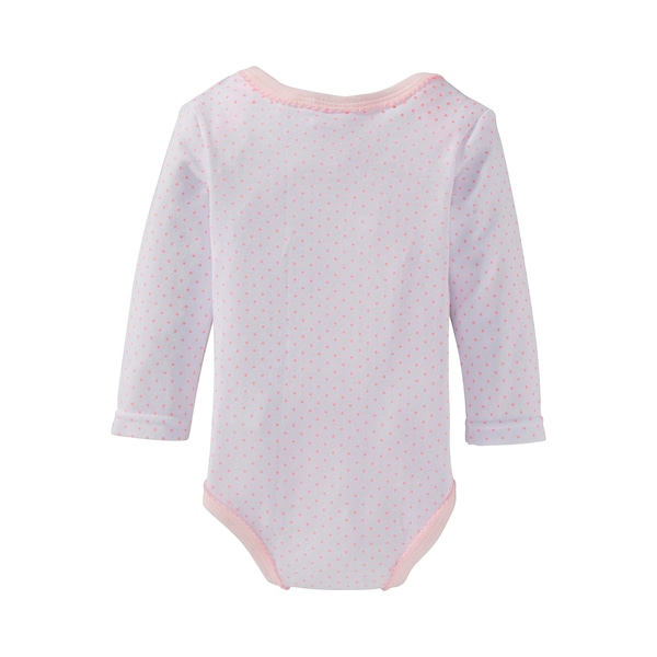 babywalz Bornino - BASICS3er-Pack Bodys langarm rosa Valentinstagsangebot