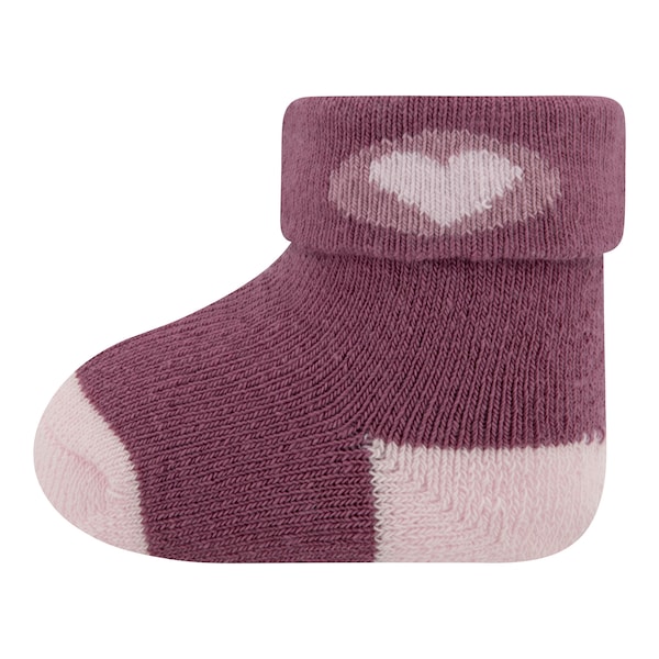 babywalz Ewers3er-Pack Erstlingssocken Herzen rosa/beige/beere Jubiläumsangebot