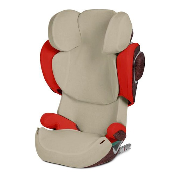 babywalz Cybex - PLATINUMSommerbezug für Solution Z-Fix beige