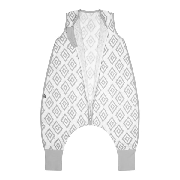 babywalz emma & noahSommer-Sleepoverall Musselin 0.5 TOG Rauten grau Online Outlet