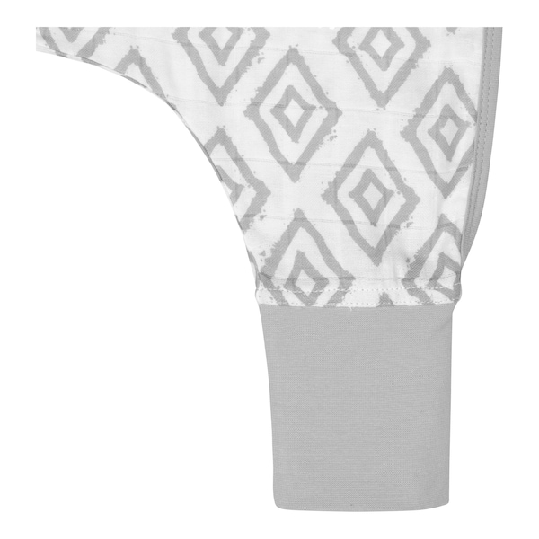 babywalz emma & noahSommer-Sleepoverall Musselin 0.5 TOG Rauten grau Online Outlet