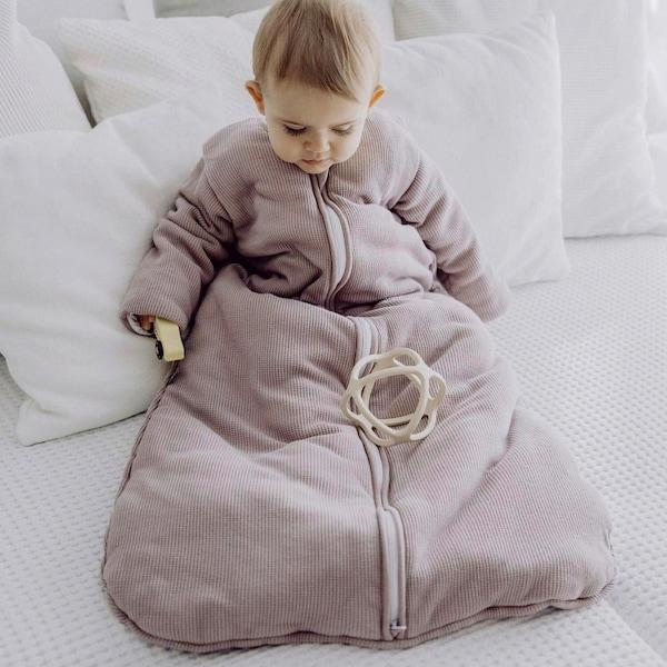 babywalz emma & noahWinterschlafsack mit abnehmbaren Ärmeln 3.5 TOG Essential Berry Zeitlich begrenztes Angebot