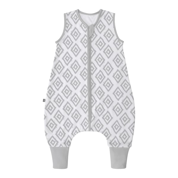 babywalz emma & noahGanzjahres-Sleepoverall 1.0 TOG Rauten grau