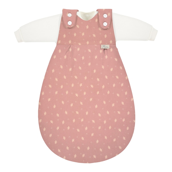 babywalz Alvi - BABY-MÄXCHEN3-tlg. Ganzjahresschlafsack 2.5 TOG altrosé / Pretty