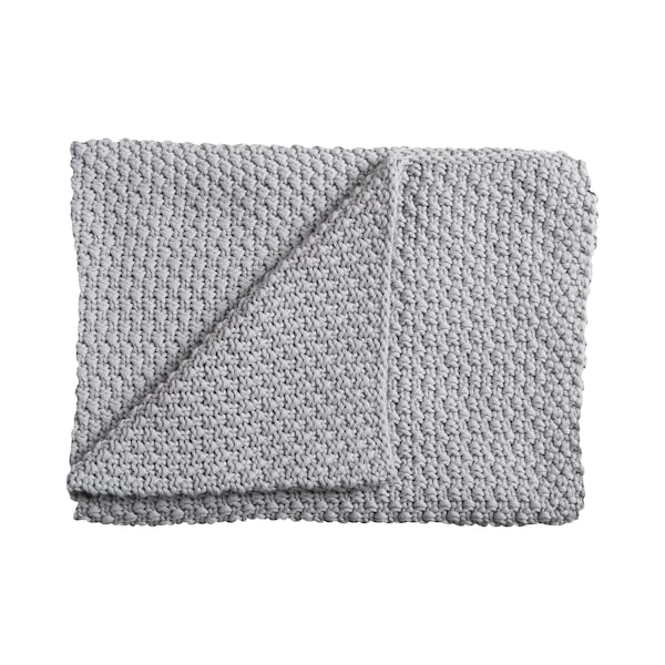 babywalz SchardtStrick-Babydecke Sunny 75x100 cm grau