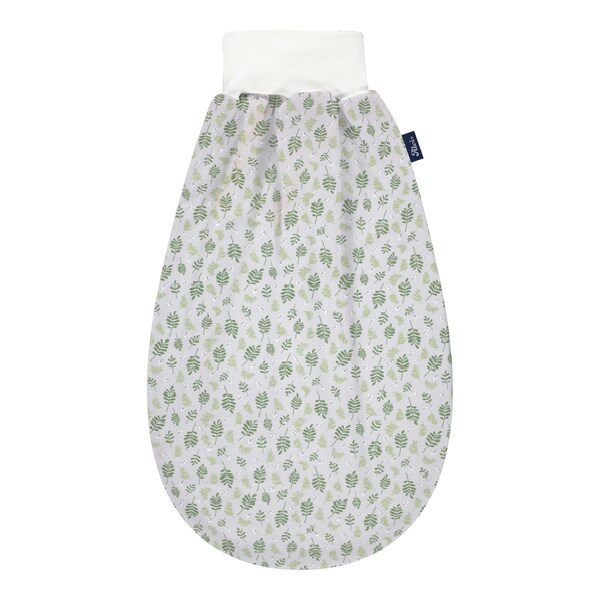 babywalz AlviSchlupf-Mäxchen light Organic Cotton grau / Drifting Leaves
