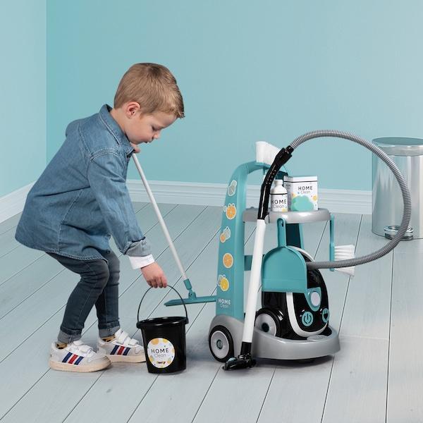 babywalz SmobyReinigungstrolley mit Staubsauger Auslauf