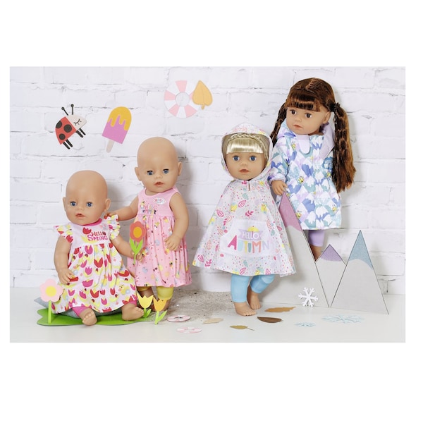 babywalz Zapf Creation - BABY BORNPuppen Outfit 4 Jahreszeiten Set 43cm Hotsell
