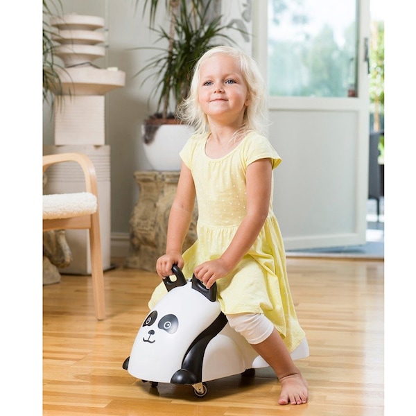 babywalz VikingtoysRutscher Cute Rider schwarz/weiss - Panda Schlussverkauf