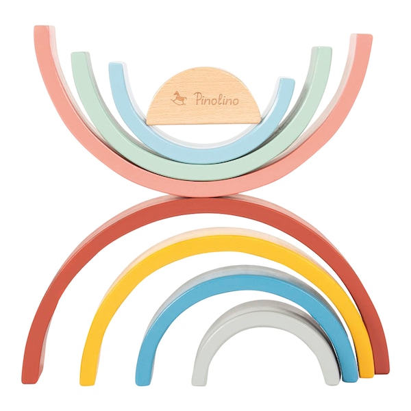 babywalz PinolinoHolzbausteine Regenbogen Ruby Limitierter Zeitrabatt