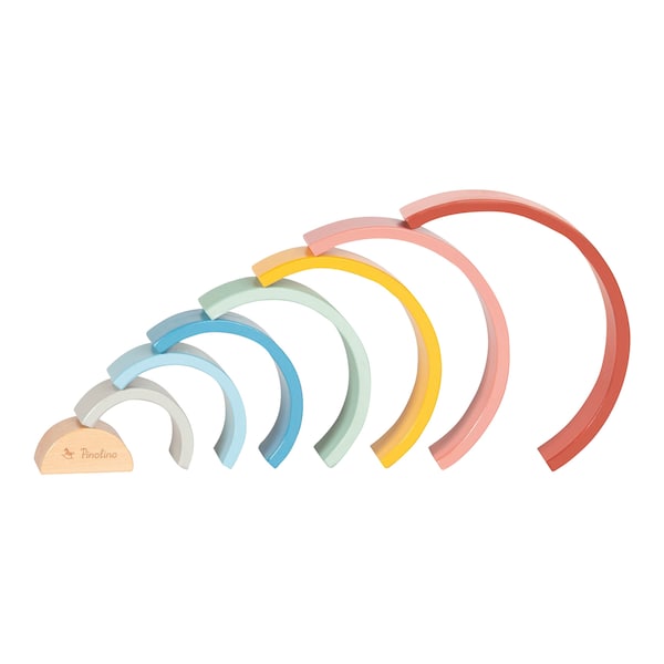 babywalz PinolinoHolzbausteine Regenbogen Ruby Limitierter Zeitrabatt