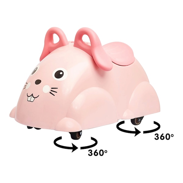 babywalz VikingtoysRutscher Cute Rider rosa - Hase Fabrik Onlineshop