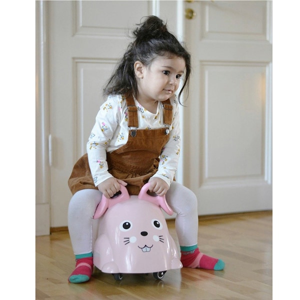 babywalz VikingtoysRutscher Cute Rider rosa - Hase Fabrik Onlineshop