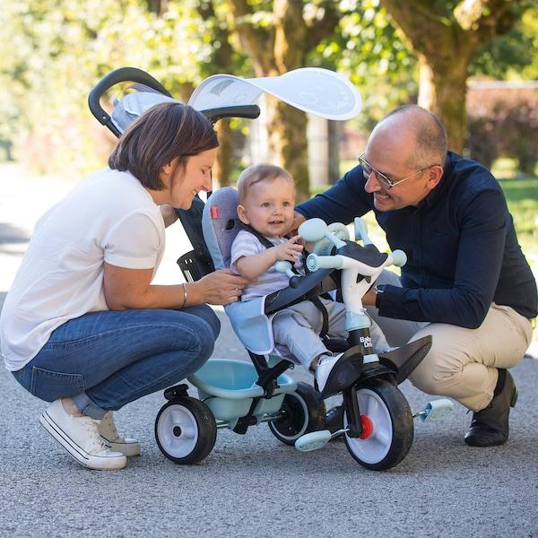 babywalz SmobyDreirad Baby Driver Komfort hellblau Fabrikpreis