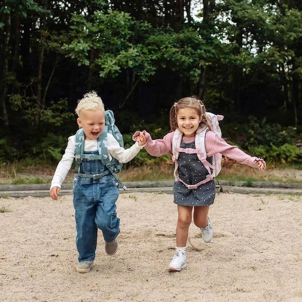 babywalz BeckmannKindergartenrucksack Classic Mini Dino grau Flash Sale