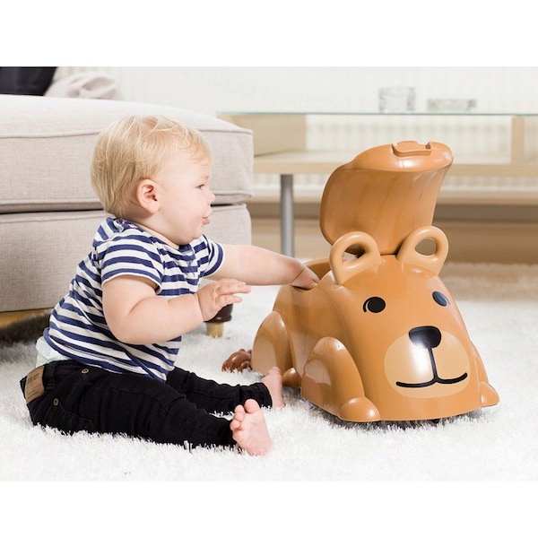 babywalz VikingtoysRutscher Cute Rider dunkelbraun - Bär Exklusivangebot
